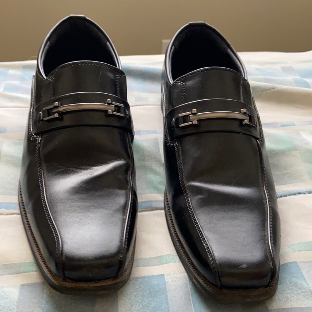 Black dress shoes Dexter comfort memory foam